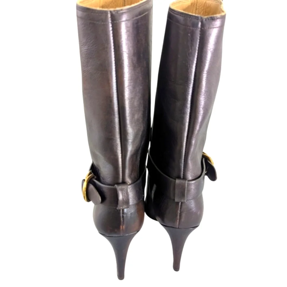 Isabel Marant Elegant Brown Leather Women's Boots...size EU 38/US 8